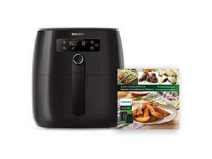 Philips Premium Digital Airfryer with Fat Removal Technology with Bonus 150+ Recipe Cookbook, 3 qt, Black HD9741/99 Philips Premium Digital Airfryer with Fat Removal Technology with Bonus 150+ Recipe Cookbook, 3 qt, Black HD9741/99