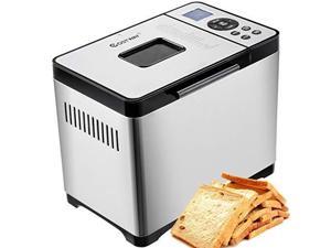 COSTWAY Bread Maker Stainless Steel Automatic Programmable Multifunctional Bread Machine with 19 Programs, 3 Loaf Sizes, 3 Crust Colors, 15 Hours Delay Timer, 1 Hour Keep Warm (19 Programs 650W) COSTWAY Bread Maker Stainless Steel Automatic Programmable Multifunctional Bread Machine with 19 Programs, 3 Loaf Sizes, 3 Crust Colors, 15 Hours Delay Timer, 1 Hour Keep Warm (19 Programs 650W)