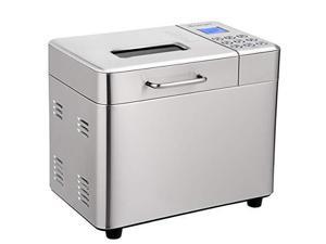 2LB Automatic Bread Maker Stainless Steel Programmable Multifunctional Bread Machine with 15 Programs, 3 Loaf Sizes, 3 Crust Colors, 15 Hours Delay Timer, 1 Hour Keep Warm (15 Programs 600W) 2LB Automatic Bread Maker Stainless Steel Programmable Multifunctional Bread Machine with 15 Programs, 3 Loaf Sizes, 3 Crust Colors, 15 Hours Delay Timer, 1 Hour Keep Warm (15 Programs 600W)