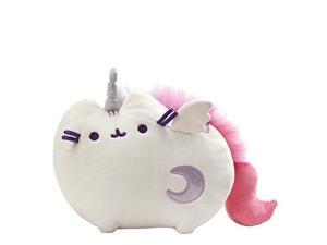 gund pusheen super pusheenicorn unicorn sound and lights plush stuffed animal, white, 17" gund pusheen super pusheenicorn unicorn sound and lights plush stuffed animal, white, 17"