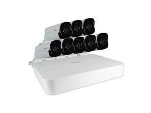 REVO America RU81B8G-2T Ultra HD 8 in 2TB NVR Surveillance System with 8 x 4 Megapixel Bullet Cameras, White REVO America RU81B8G-2T Ultra HD 8 in 2TB NVR Surveillance System with 8 x 4 Megapixel Bullet Cameras, White
