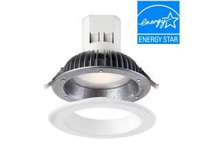 (2-Pack) Easy Up with Magnetic Trim 6 in. White Integrated LED Recessed Kit (2-Pack) Easy Up with Magnetic Trim 6 in. White Integrated LED Recessed Kit