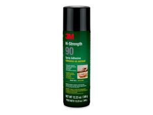 3M™ Hi-Strength 90 Spray Adhesive Clear, Net Wt 12.23 oz 3M™ Hi-Strength 90 Spray Adhesive Clear, Net Wt 12.23 oz