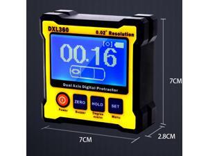 50-60Hz DXL 360 Dual Axis Digital Angle Protractor with 5 Side Magnetic Base Digital Display Measurement Analysis Instruments 50-60Hz DXL 360 Dual Axis Digital Angle Protractor with 5 Side Magnetic Base Digital Display Measurement Analysis Instruments