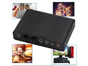 for Laptop PC USB 5.1 Channel External Optical Audio Fiber Sound Card S/PDIF for Laptop PC USB 5.1 Channel External Optical Audio Fiber Sound Card S/PDIF