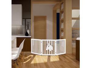 Hot Style Indoor Wood Dog Gate Playpen Adjustable Construction Pet Fence Solid Hot Style Indoor Wood Dog Gate Playpen Adjustable Construction Pet Fence Solid