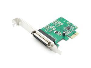 Printer DB25 Parallel Port LPT to PCI-E PCI Express Card Adapter Converter Printer DB25 Parallel Port LPT to PCI-E PCI Express Card Adapter Converter