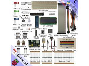Freenove Super Starter Kit for Raspberry Pi | Beginner Learning | Model 3B+ 3B 2B 1B+ 1A+ Zero W | Python, C, Java, Processing | 38 Projects, 257 Pages Detailed Tutorials Freenove Super Starter Kit for Raspberry Pi | Beginner Learning | Model 3B+ 3B 2B 1B+ 1A+ Zero W | Python, C, Java, Processing | 38 Projects, 257 Pages Detailed Tutorials