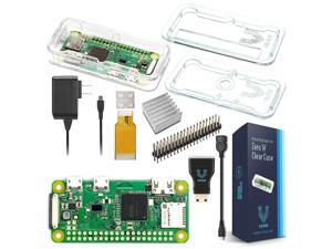 Vilros Raspberry Pi Zero W Basic Starter Kit- Clear Case Edition-Includes Pi Zero W -Power Supply & Premium Clear Case Vilros Raspberry Pi Zero W Basic Starter Kit- Clear Case Edition-Includes Pi Zero W -Power Supply & Premium Clear Case