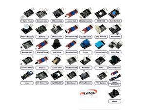 HiLetgo 37 Sensors Assortment Kit 37 Sensors Kit Sensor Starter Kit Arduino Raspberry pi Sensor kit 37 in 1 Robot Projects Starter Kits for Arduino Raspberry pi HiLetgo 37 Sensors Assortment Kit 37 Sensors Kit Sensor Starter Kit Arduino Raspberry pi Sensor kit 37 in 1 Robot Projects Starter Kits for Arduino Raspberry pi