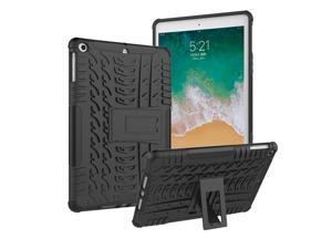 iPad 9.7 Inch 2017/2018 Case, iPad Air 1474 Case with Kickstand Rugged Impact Resistant Full Body Protective Case Fit Apple iPad 9.7 2018/2017 (A1893/A1954/A1822/A1823)/ iPad Air 2013 Model-Black iPad 9.7 Inch 2017/2018 Case, iPad Air 1474 Case with Kickstand Rugged Impact Resistant Full Body Protective Case Fit Apple iPad 9.7 2018/2017 (A1893/A1954/A1822/A1823)/ iPad Air 2013 Model-Black