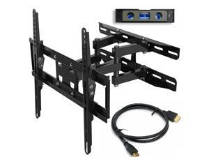 Everstone TV Wall Mount Fit Most 23"-65" TVs Dual Articulating Arm Full Motion Tilt Swivel Bracket 14" Extension Arm,LED,LCD,OLED& Plasma Flat Screen TV,Curved TV,Up to VESA 400mm,HDMI Cable Everstone TV Wall Mount Fit Most 23"-65" TVs Dual Articulating Arm Full Motion Tilt Swivel Bracket 14" Extension Arm,LED,LCD,OLED& Plasma Flat Screen TV,Curved TV,Up to VESA 400mm,HDMI Cable