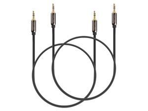 Audio Cable 1FT (2 Pack), FosPower Stereo Audio 3.5mm Auxiliary Short Cord Male to Male Aux Cable for Car, Apple iPhone, iPod, iPad, Samsung Galaxy, HTC, LG, Google Pixel, Tablet & More Audio Cable 1FT (2 Pack), FosPower Stereo Audio 3.5mm Auxiliary Short Cord Male to Male Aux Cable for Car, Apple iPhone, iPod, iPad, Samsung Galaxy, HTC, LG, Google Pixel, Tablet & More