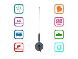 TV Antenna for HDTV indoor- Portable Indoor Outdoor TV Antenna for ATSC Television, Digital converter box, PCI/USB TV Tuner with up to 50+ Mile reception range, Magnetic base, Wall Mounting kit TV Antenna for HDTV indoor- Portable Indoor Outdoor TV Antenna for ATSC Television, Digital converter box, PCI/USB TV Tuner with up to 50+ Mile reception range, Magnetic base, Wall Mounting kit