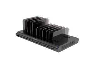 Alxum iPad Charging Station, 108W 10 Port Phone Docking Station & Organizer with Adjustable Dividers and Smart IC, Multi Devices USB Charger Dock for iPhone, Samsung Galaxy, Cell Phone, Apple, Tablet Alxum iPad Charging Station, 108W 10 Port Phone Docking Station & Organizer with Adjustable Dividers and Smart IC, Multi Devices USB Charger Dock for iPhone, Samsung Galaxy, Cell Phone, Apple, Tablet