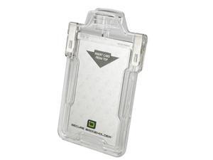 Identity Stronghold Secure Badge Holder Classic, Clear (IDSH1004-001B-clr) Identity Stronghold Secure Badge Holder Classic, Clear (IDSH1004-001B-clr)