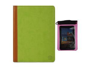 Mary Cover Portfolio Travel Case For Verizon Wireless Ellipsis 8 HD / Ellipsis 7 HD Tablet + Pink Waterproof Sleeve Mary Cover Portfolio Travel Case For Verizon Wireless Ellipsis 8 HD / Ellipsis 7 HD Tablet + Pink Waterproof Sleeve