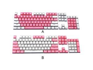 Translucent Double Shot PBT 104 KeyCaps Backlit For Cherry MX Keyboard Translucent Metallic Electroplated Keycaps Translucent Double Shot PBT 104 KeyCaps Backlit For Cherry MX Keyboard Translucent Metallic Electroplated Keycaps