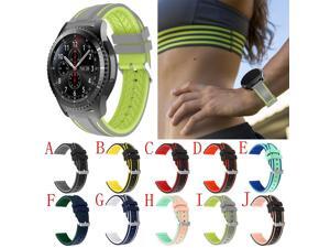 Fashion Watchbands luxury brand Fashion Sports Silicone Bracel Strap Band For Samsung Gear S3 Frontier Fashion Watchbands luxury brand Fashion Sports Silicone Bracel Strap Band For Samsung Gear S3 Frontier