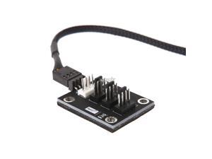 Sleeved 4 Way PWM Splitter Hub Extension Cable For DC12V Computer CPU 4-Pin Fan Z07 Drop ship Sleeved 4 Way PWM Splitter Hub Extension Cable For DC12V Computer CPU 4-Pin Fan Z07 Drop ship