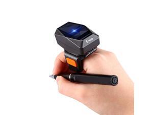 Eyoyo 2D Wearable Ring Barcode Scanner, Mini Portable 3-in-1 USB Wired & 2.4G Wireless & Bluetooth Finger Scanner, Image 1D QR Bar Code Reader PDF417 Data Matrix Screen Scanning for iPad iPhone Eyoyo 2D Wearable Ring Barcode Scanner, Mini Portable 3-in-1 USB Wired & 2.4G Wireless & Bluetooth Finger Scanner, Image 1D QR Bar Code Reader PDF417 Data Matrix Screen Scanning for iPad iPhone