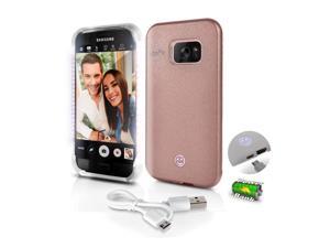 SereneLife SL301S7RG Lite_Me LED Lighted Selfie Case _ Rose gold SereneLife SL301S7RG Lite_Me LED Lighted Selfie Case _ Rose gold