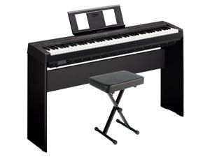 Yamaha P-45LXB Digital Piano with Stand and Bench Black Yamaha P-45LXB Digital Piano with Stand and Bench Black