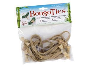 BongoTies Natural 5" Cable Ties, Color: Bamboo / Natural (Pack Of 10) #B5-02 BongoTies Natural 5" Cable Ties, Color: Bamboo / Natural (Pack Of 10) #B5-02