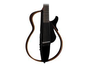 Yamaha SLG200S Steel String Silent Acoustic-Electric Guitar Trans Black Yamaha SLG200S Steel String Silent Acoustic-Electric Guitar Trans Black