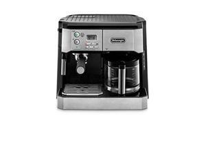 DeLonghi BCO430 Combination Pump Espresso and 10-cup Drip Coffee Machine with Frothing Wand, Silver and Black DeLonghi BCO430 Combination Pump Espresso and 10-cup Drip Coffee Machine with Frothing Wand, Silver and Black