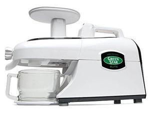 Tribest GSE-5000 Greenstar Elite Cold Press Complete Masticating Juicer, Juice Extractor with Jumbo Twin Gears, White Tribest GSE-5000 Greenstar Elite Cold Press Complete Masticating Juicer, Juice Extractor with Jumbo Twin Gears, White