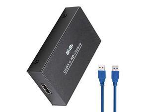 Sourcingbay Video Capture Card 1080p 60fps HDMI to USB3.0 for Game Video Live Streaming, No-Driver, Support OBS/Protplayer App and Linux Windows System, Work with PC/HD Camera/PS4/Wii U Black Sourcingbay Video Capture Card 1080p 60fps HDMI to USB3.0 for Game Video Live Streaming, No-Driver, Support OBS/Protplayer App and Linux Windows System, Work with PC/HD Camera/PS4/Wii U Black