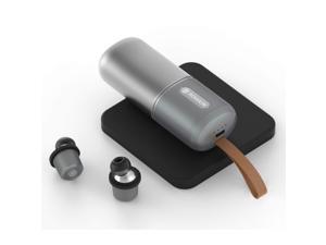 Rowkin Ascent Charge+ True Wireless Earbuds Headphones: 50+ Hours Bluetooth 5 Smallest Earphones & Qi Charging Case. Deep Bass Headset, Mic & Noise Reduction for Android Samsung & iPhone (Slate Gray) Rowkin Ascent Charge+ True Wireless Earbuds Headphones: 50+ Hours Bluetooth 5 Smallest Earphones & Qi Charging Case. Deep Bass Headset, Mic & Noise Reduction for Android Samsung & iPhone (Slate Gray)
