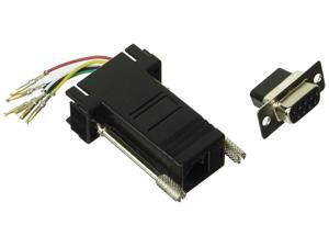 Networx Modular Adapter Kit - DB9 Female to RJ11 / RJ12 - Black Networx Modular Adapter Kit - DB9 Female to RJ11 / RJ12 - Black