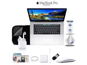 Apple 15.4" MacBook Pro Laptop Retina, Touch Bar, 2.6GHz 6-Core Intel Core i7, 16GB RAM, 512GB SSD Silver with Padded Case, Magic Mouse, Air Pods. - MR972LL/A Apple 15.4" MacBook Pro Laptop Retina, Touch Bar, 2.6GHz 6-Core Intel Core i7, 16GB RAM, 512GB SSD Silver with Padded Case, Magic Mouse, Air Pods. - MR972LL/A