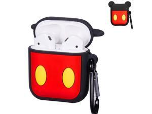 Punswan Black Mickey Airpod Case for Apple Airpods 1&2,Cute 3D Funny Cartoon Character Soft Silicone Catalyst Cover,Kawaii Fun Cool Keychain Design Skin,Fashion Cases for Girls Kids Boys Air pods Punswan Black Mickey Airpod Case for Apple Airpods 1&2,Cute 3D Funny Cartoon Character Soft Silicone Catalyst Cover,Kawaii Fun Cool Keychain Design Skin,Fashion Cases for Girls Kids Boys Air pods