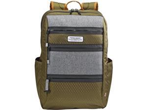 American Tourister - Straight Shooter Laptop Backpack - Gray/Black/Olive American Tourister - Straight Shooter Laptop Backpack - Gray/Black/Olive