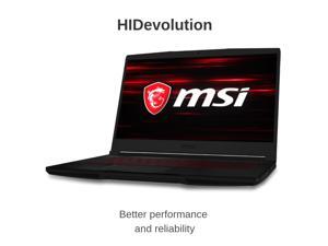 HIDevolution MSI GF63 Thin 9SC 15.6” FHD 120Hz | 2.4 GHz i5-9300H, GTX 1650 Max-Q, 16GB 2666MHz RAM, 256GB PCIe SSD | Authorized Performance Upgrades & Warranty HIDevolution MSI GF63 Thin 9SC 15.6” FHD 120Hz | 2.4 GHz i5-9300H, GTX 1650 Max-Q, 16GB 2666MHz RAM, 256GB PCIe SSD | Authorized Performance Upgrades & Warranty