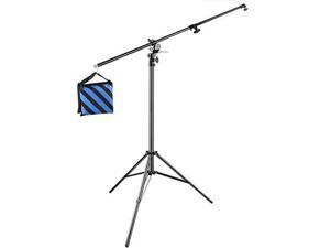 Neewer Photo Studio 13 feet/3.9 Meters 2-in-1 Light Stand with 74.8-inch Boom Arm and Blue Sandbag for Supporting Softbox Studio Flash for Video Portrait Photography, Aluminum Alloy (Empty Sandbag) Neewer Photo Studio 13 feet/3.9 Meters 2-in-1 Light Stand with 74.8-inch Boom Arm and Blue Sandbag for Supporting Softbox Studio Flash for Video Portrait Photography, Aluminum Alloy (Empty Sandbag)