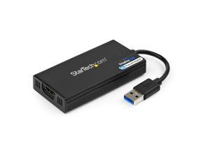 StarTech.com USB 3.0 to HDMI Adapter, 4K 30Hz Ultra HD, DisplayLink Certified, USB Type-A to HDMI Display Adapter Conver