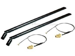 Super Power Supply® 2 x 7dBi RP-SMA Dual Band 2.4GHz 5GHz + 2 x 8in / 20cm U.fl / IPEX Cable Antenna Mod Kit No Soldering for Wireless Routers Linksys Cisco E2000 E2500 EA2700 E3000 EA3500 E4200 Super Power Supply® 2 x 7dBi RP-SMA Dual Band 2.4GHz 5GHz + 2 x 8in / 20cm U.fl / IPEX Cable Antenna Mod Kit No Soldering for Wireless Routers Linksys Cisco E2000 E2500 EA2700 E3000 EA3500 E4200