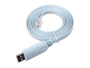 FTDI USB to RJ45 for Cisco Router Console Cable - RS232,6Ft FTDI RS232 USB to RJ45 Serial for Cisco Console Rollover Cable for Cisco Routers Windows 10,8, 7, Vista MAC Linux FTDI USB to RJ45 for Cisco Router Console Cable - RS232,6Ft FTDI RS232 USB to RJ45 Serial for Cisco Console Rollover Cable for Cisco Routers Windows 10,8, 7, Vista MAC Linux