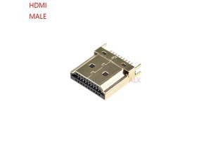 10PCS HDMI Male Jack/plug connector 19PIN 19P 1.6MM 180 Degree Gold-Plated hd 19 PIN 10PCS HDMI Male Jack/plug connector 19PIN 19P 1.6MM 180 Degree Gold-Plated hd 19 PIN