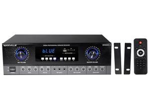 Rockville SingMix 2 Rack Mount 2000w Karaoke Amplifier/Mic Mixer+Bluetooth/Echo Rockville SingMix 2 Rack Mount 2000w Karaoke Amplifier/Mic Mixer+Bluetooth/Echo