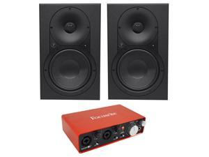 Mackie XR624 6.5" Powered Studio Monitor + Scarlett Interface w/ Pro Tools First Mackie XR624 6.5" Powered Studio Monitor + Scarlett Interface w/ Pro Tools First