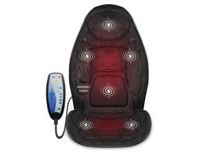 Snailax Memory Foam Massage Seat Cushion - Back Massager with Heat, 6 Vibration Massage Nodes & 3 Heating Pad, Massage Chair Pad for Home Office Chair or Car Seat Snailax Memory Foam Massage Seat Cushion - Back Massager with Heat, 6 Vibration Massage Nodes & 3 Heating Pad, Massage Chair Pad for Home Office Chair or Car Seat