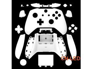 WPS Matte White Case Housing Full Shell Set Faceplates + ABXY Buttons + RB LB Bumpers + Right/Left Rails for Xbox One S Slim (3.5mm Headphone Jack) Controllers for 1708 version WPS Matte White Case Housing Full Shell Set Faceplates + ABXY Buttons + RB LB Bumpers + Right/Left Rails for Xbox One S Slim (3.5mm Headphone Jack) Controllers for 1708 version