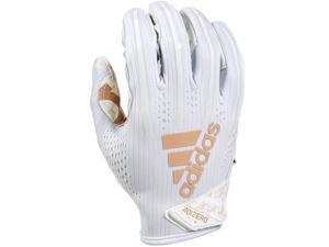 adidas AF1008 Adizero 7.0 Emojis Goat Receiver's Gloves, White/White, XX-Large adidas AF1008 Adizero 7.0 Emojis Goat Receiver's Gloves, White/White, XX-Large