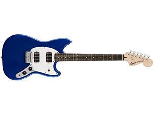 Fender 6 String Bullet Mustang Electric Guitar-HH-Rosewood Fingerboard-Imperial Blue, (0311220587) Fender 6 String Bullet Mustang Electric Guitar-HH-Rosewood Fingerboard-Imperial Blue, (0311220587)