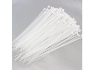 250 Pack Heavy Duty 8" (50lbs) Zip Cable Tie Down Strap Wire Uv White Clear Natural Nylon Wrap 250 Pack Heavy Duty 8" (50lbs) Zip Cable Tie Down Strap Wire Uv White Clear Natural Nylon Wrap